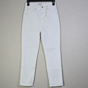 DRIFTWOOD Stella  Women's Crispy White  Straight Leg Jeans Size 25 X 27 NwT.